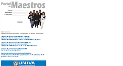 Desktop Screenshot of capturacalificacion.univa.mx